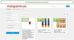 Desktop Screenshot of hologramm.eu