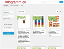 Tablet Screenshot of hologramm.eu